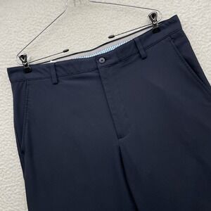 Footjoy Chino Pants Mens 36x31 Navy Blue Tech Performance Golf Stretch Straight